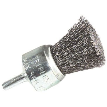 Brosse métal pinceau sur tige t6 vrac