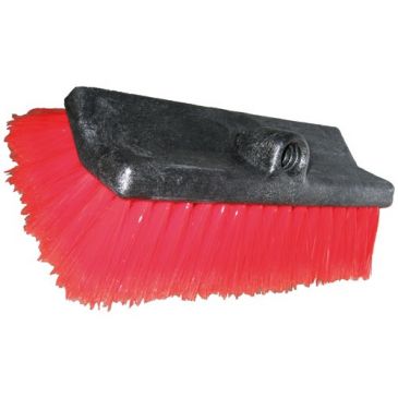 Brosse - bi-faces souple - 25 cm - rouge