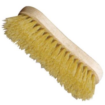 Brosse violon à laver bois brut polypro jaune 3236