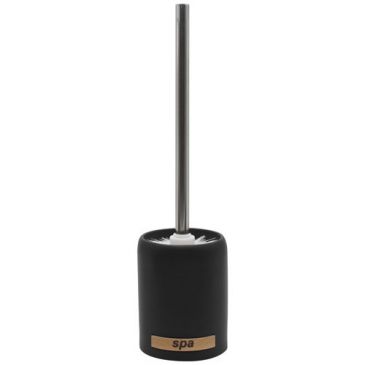 Brosse WC - avec support céramique - SPA Noir
