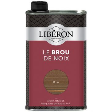 Brou de noix Liberon 500ml brun foncé