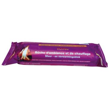 Bûche d'ambiance et de chauffage - 1.1 kg