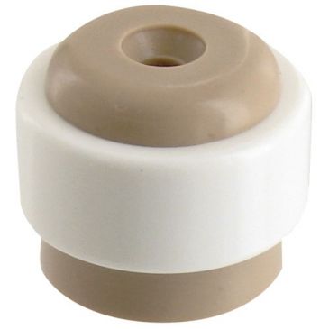 Butoir sol plastique beige d.35mm blister de 1