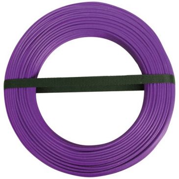Câble rigide H07VU 1x1.5 100m violet