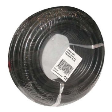 Câble rigide R2V U1000 3G2.5 25m noir
