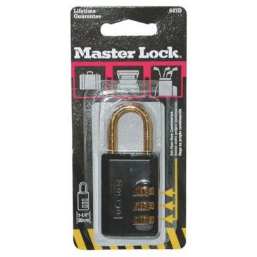 Cadenas à combinaison - 30 mm - anse de 24 mm - noir