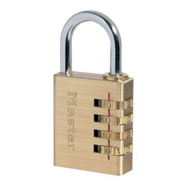 Cadenas à 4 chiffres en laiton 40 mm