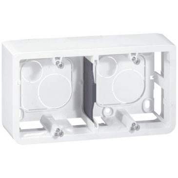 Cadre mosaïc 4 modules 40mm blanc