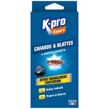 Cafards / blattes boîte appât boîte de 4 Kapo