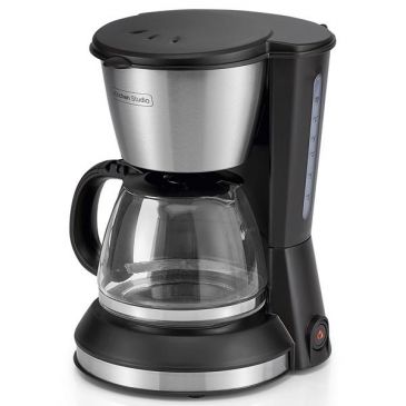 Cafetière filtre 6 tasses Noire & Inox - Kitchen Studio - KSMD230