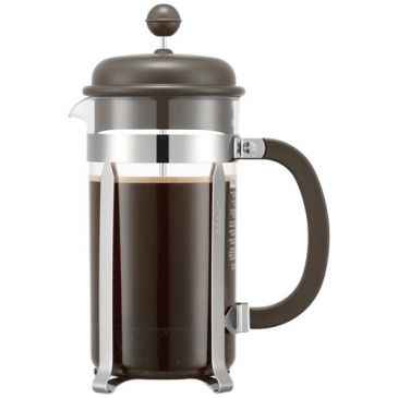 Cafetière à piston 8 Tasses Marron - Caffettiera Colors