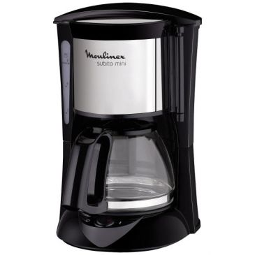 Cafetière filtre 6 tasses Noire & Inox - Subito - FG150813