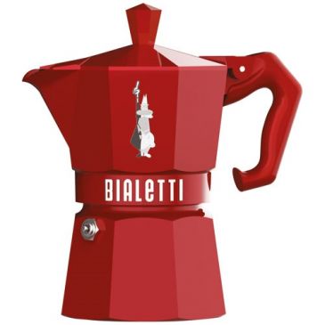 Cafetière italienne 3 tasses Rouge - Moka Exclusive
