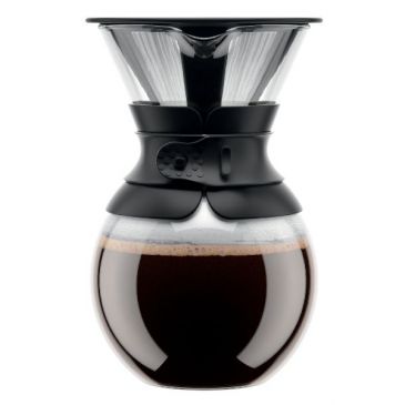 Cafetière 8 tasses / 1 L Noire - Pour Over