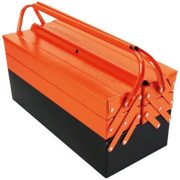 Caisse à outils métallique 5 compartiments