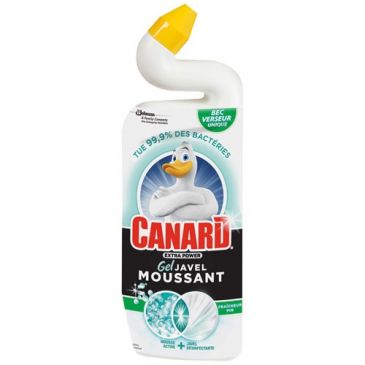 Canard wc gel extrapower  javel moussante pin 750ml