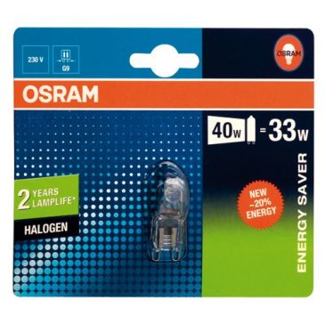 Capsule G9 33W halogène 460lm superstar blister