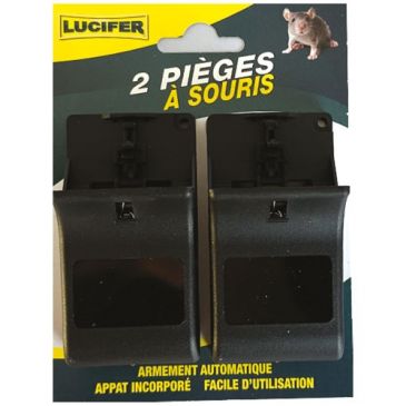 Carte de 2 pièges souris préappâtés