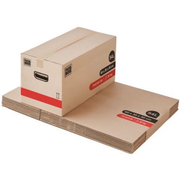 Carton 54l premium 60x30x30cm lot de 10