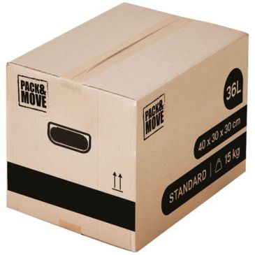 Carton de déménagement 36 L