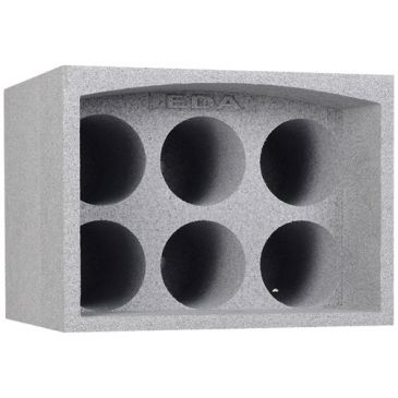 Casier - 6 bouteilles - OPTI'CAVE - polystirène expansé - gris