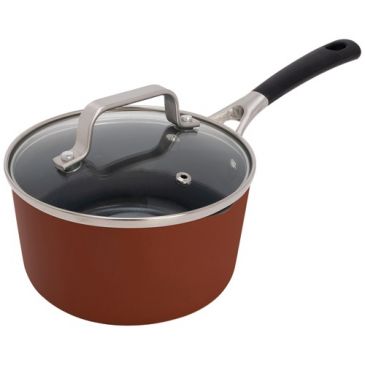 Casserole 16 cm + couvercle - Cerapro Terracotta