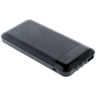 Chargeur Powerbank compact 10000 mAh noir