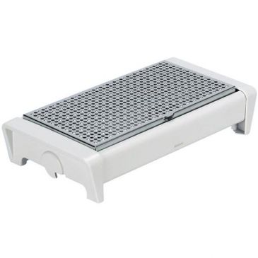 Chauffe plat 2 bougies blanc