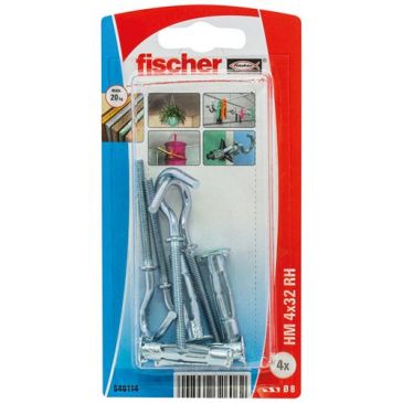 Chev. corps creux crochet hm4x32 x4 blister de 4