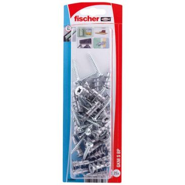 Cheville autopercée metal gkm bp sr blister de 25