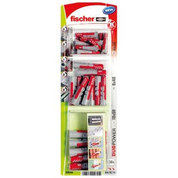 Cheville Duopower blister    15(6x30) 10 ( 8x40) 5 (10X50)