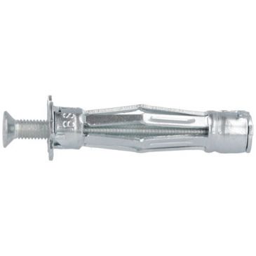 Cheville metallique expansion molly 4x33mm +vis fraisee x10