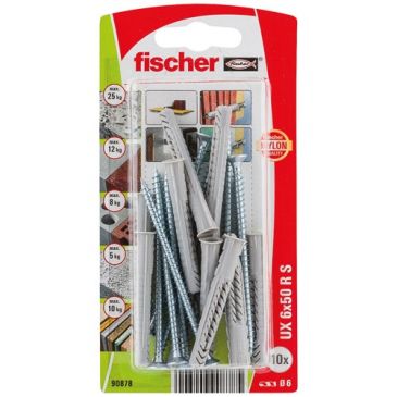 Cheville multimat ux 6x50 r s blister x10