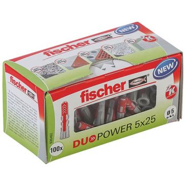 Chevilles Duopower 5x25 x100 pièces