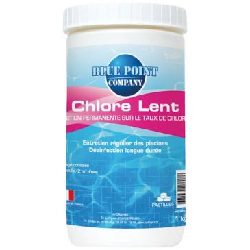 Chlore lent galets de 250 g - seau 1 Kg