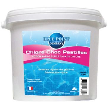 Chlore rapide 5 kg pastilles 20 g