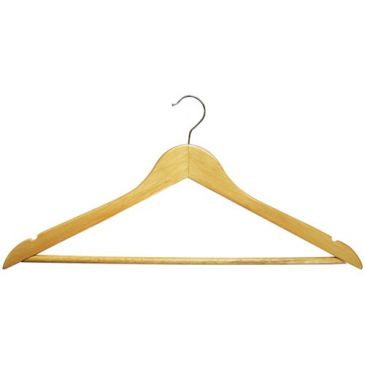  Cintre bois galbé verni - 45 cm