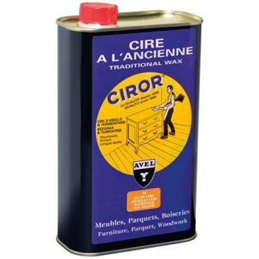 Cire à bois CIROR - jaune - 1 L
