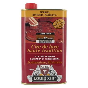 Cire liquide 500 ml chêne foncé