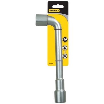 Cle a pipe debouchee 6x12 pans 24mm