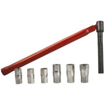 Clé mitigeur d'évier et lavabo avec 6 douilles