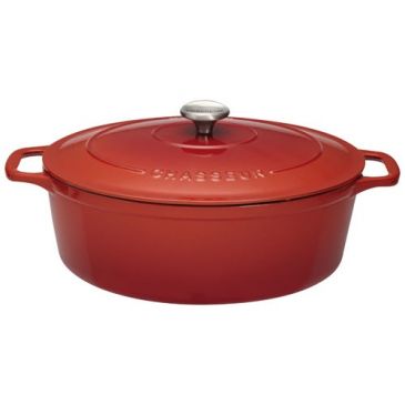 Cocotte en fonte ovale 33 cm Rubis - Sublime
