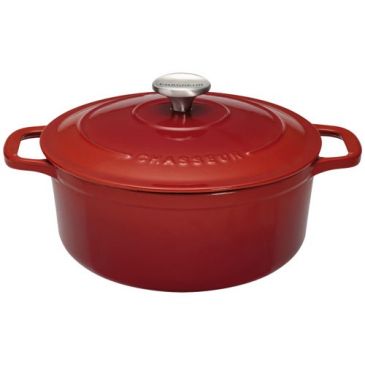 Cocotte en fonte ronde 28 cm Rubis - Sublime