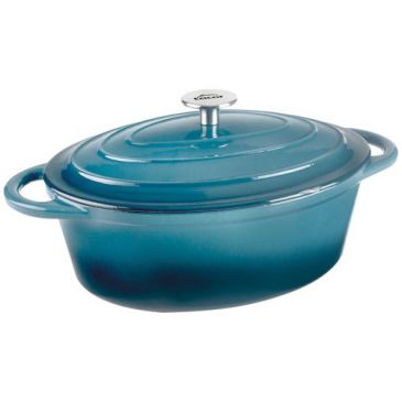 Cocotte ovale 29 cm - Bleu Océan