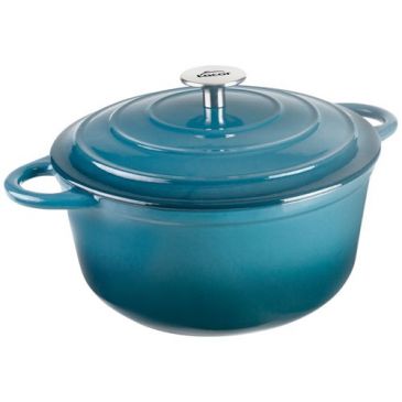 Cocotte ronde 20 cm - Bleu Océan