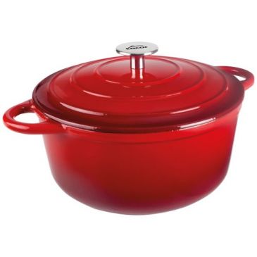 Cocotte ronde 20 cm - Rouge