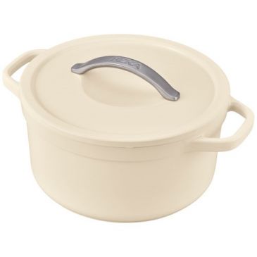 Cocotte ronde 24 cm / 4.5 L Beige - Plume
