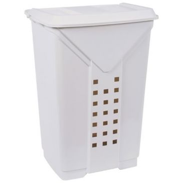 Coffre à linge Prima 60L blanc cérusé