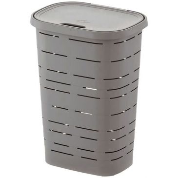 Coffre à linge signature 55l gris