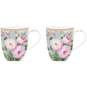 Coffret 2 mugs 35 cl - Roses in Bloom